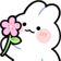 BunnyFlower emote for Discord