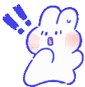BunnyShocked emote for Discord