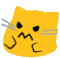 ablobcatgrumpy emote for Discord