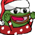 pepeClapxmas emote for Discord