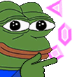 pepeBoosting emote for Discord
