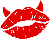 Red_devil_lipstick emote for Discord