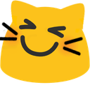 meowsmilehappyeyes emote for Discord