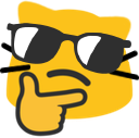 meowthinkingcool emote for Discord