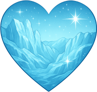 Ice_heart emote for Discord
