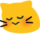 meowblush emote for Discord