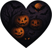 Halloween_heart emote for Discord