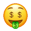MoneyFace emote for Discord