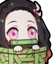 NezukoBasket emote for Discord