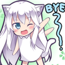 NekoBye emote for Discord