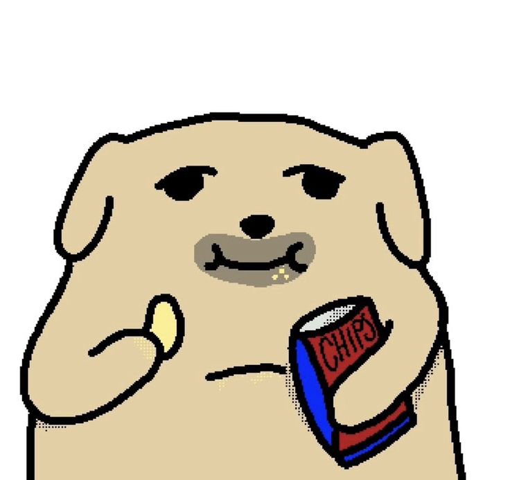Chipsdog emote for Discord