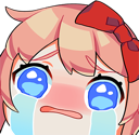 SayoriCry emote for Discord