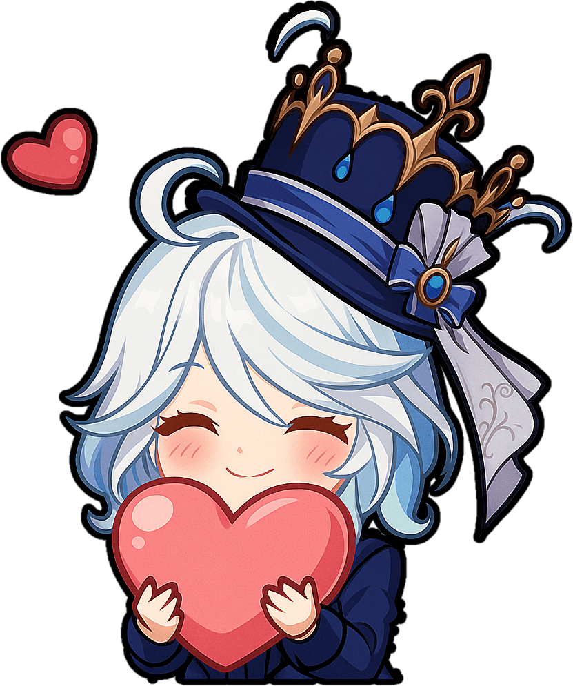 Furina_Love emote for Discord