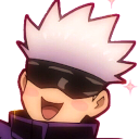 gojo_happy emote for Discord