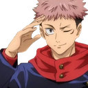 yuji_salute emote for Discord