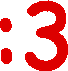 3 emote for Discord