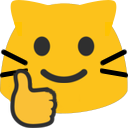 meowthumbsup emote for Discord