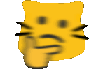 ameowhyperthink emote for Discord