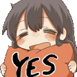 KioYes emote for Discord