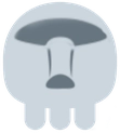 moyai_skull2 emote for Discord