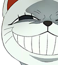 TurboCat_SusGrin emote for Discord