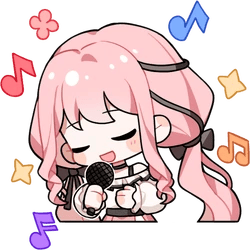 NikkiSinging emote for Discord
