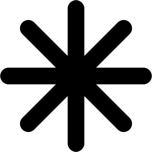 blackasterisk emote for Discord
