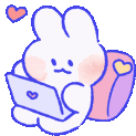 BunnyBusy emote for Discord
