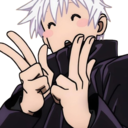 gojo_peace emote for Discord