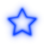 blue_neon_star emote for Discord