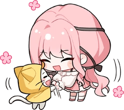 NikkiMomoYay emote for Discord