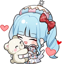 NikkiCuddle emote for Discord