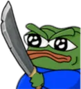 Pepe_knife emote for Discord