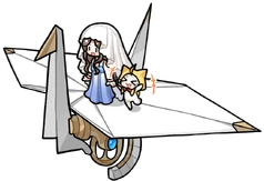 NikkiMomoCrane emote for Discord