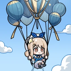 NikkiHotAirBalloon emote for Discord
