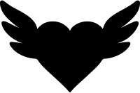 Black_angel_heart_icon emote for Discord