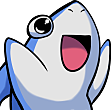hihappyshark emote for Discord