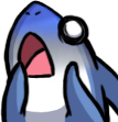 shockedshark emote for Discord