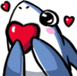 valentineshark emote for Discord