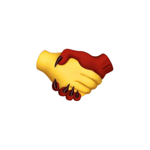 devilhandshake emote for Discord
