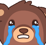 Cry_T_Bearish emote for Discord