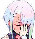 lucyFacepalm emote for Discord