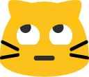 meowrollingeyes emote for Discord