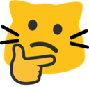 meowthinking emote for Discord