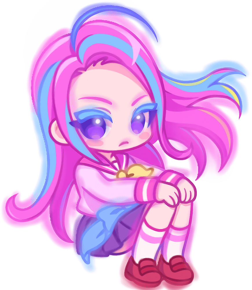 Neon_Girl emote for Discord