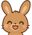 bunny_happy emote for Discord