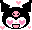 kuromi_heart_eyes static emote