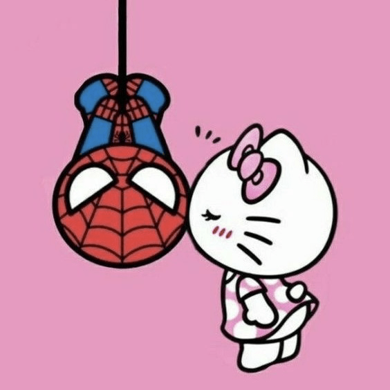 hellokittyandspiderman emote for Discord