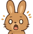 bunny_shocked emote for Discord