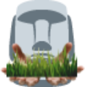 moyai_grass emote for Discord